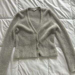 Vince Women's Eyelash V Neck Cardigan